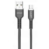 Дата кабель Amaya M30 USB to MicroUSB 2.4A (1m) Black Дата кабель Amaya M30 USB to MicroUSB 2.4A (1m) Black