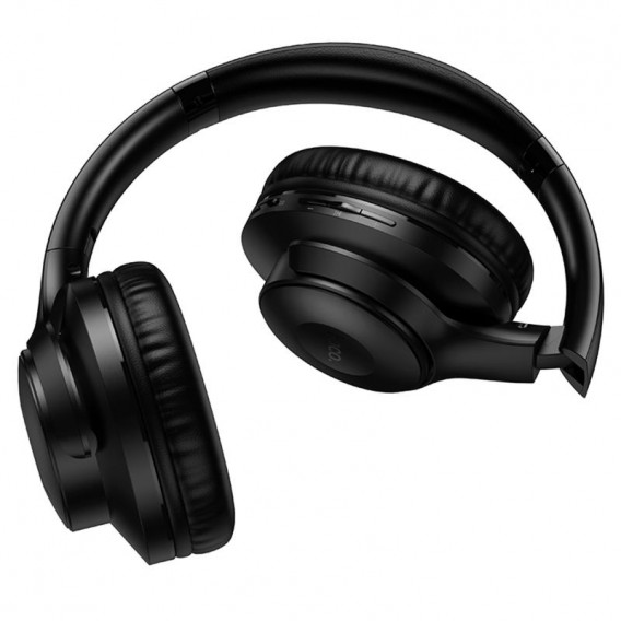 Накладні бездротові навушники Hoco W71 Cool sound Black Накладні бездротові навушники Hoco W71 Cool sound Black