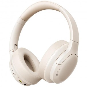 Накладні бездротові навушники Baseus Bass BH1 Lite AI ENC (A0203C) Starlight Off-White Накладні бездротові навушники Baseus Bass BH1 Lite AI ENC (A0203C) Starlight Off-White