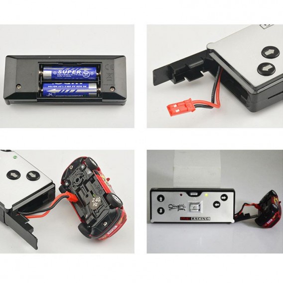 Дріфт-машинка на радіокеруванні Mini RC 666 2.4G Orange / Red Дріфт-машинка на радіокеруванні Mini RC 666 2.4G Orange / Red