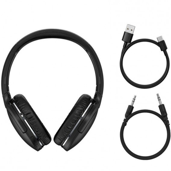 Накладні бездротові навушники Baseus Encok Wireless headphone D02 Pro (NGTD01030) Black Накладні бездротові навушники Baseus Encok Wireless headphone D02 Pro (NGTD01030) Black