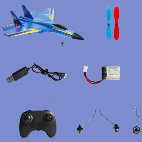Літак на радіокеруванні SCHE HW33 New Foam Blue Літак на радіокеруванні SCHE HW33 New Foam Blue