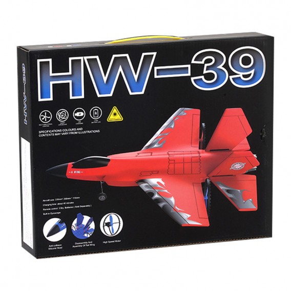 Літак на радіокеруванні SCHE HW39 F35 Fighter Red Літак на радіокеруванні SCHE HW39 F35 Fighter Red