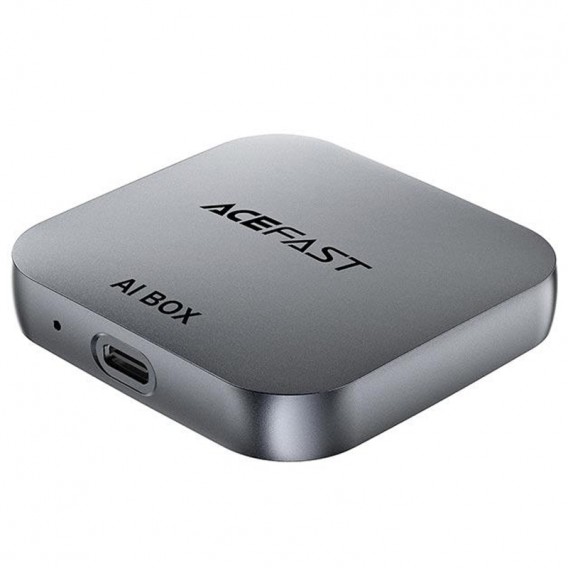 Адаптер Acefast QC2 AI Box car wireless CarPlay/Android Auto Metal gray Адаптер Acefast QC2 AI Box car wireless CarPlay/Android Auto Metal gray