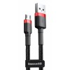 Дата кабель Baseus Cafule USB to MicroUSB Cable 1.5A (2m) (CAMKLF-C) Червоний / Чорний