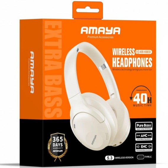 Накладні бездротові навушники Amaya H360D ANC Black Накладні бездротові навушники Amaya H360D ANC Black