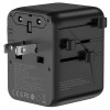 Мережевий універсальний перехідник WIWU UA010 Warrior GaN 45W + 2USB-A/3C Black