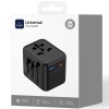 Мережевий універсальний перехідник WIWU UA012 Warrior 12W + 1USB-A/1C Black