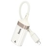 Перехідник Hoco UA41A Crystal Lightning to RJ45 100 Mbs (0.15m) Apricot