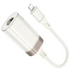 Перехідник Hoco UA41A Crystal Lightning to RJ45 100 Mbs (0.15m) Apricot