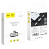Перехідник Hoco LS24 Lightning to lightning audio/lightning Сталевий