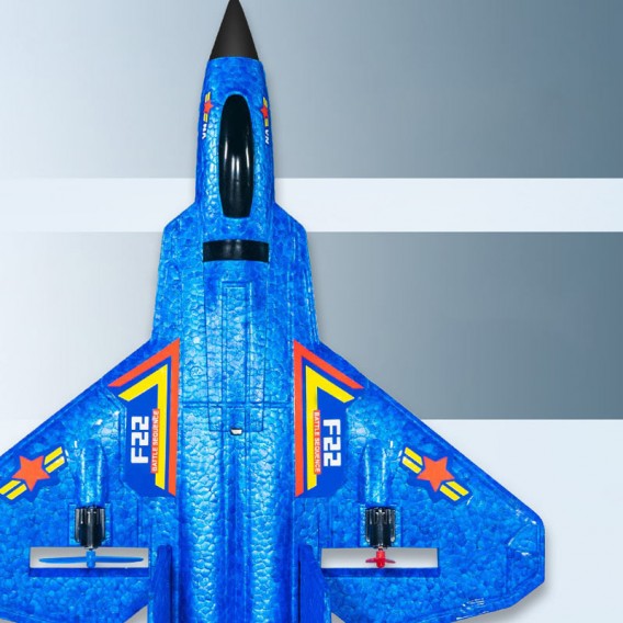 Літак на радіокеруванні SCHE HW32 F22 Fighter Blue Літак на радіокеруванні SCHE HW32 F22 Fighter Blue