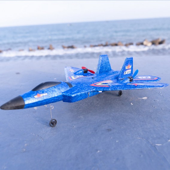 Літак на радіокеруванні SCHE HW32 F22 Fighter Blue Літак на радіокеруванні SCHE HW32 F22 Fighter Blue