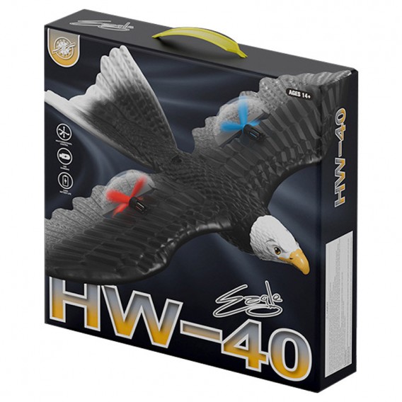 Літак-птица на радіокеруванні SCHE HW40 Eagle Black Літак-птица на радіокеруванні SCHE HW40 Eagle Black
