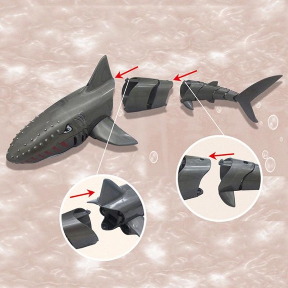 Човен на радіокеруванні SHT FY666 Shark 2.4G Grey Човен на радіокеруванні SHT FY666 Shark 2.4G Grey