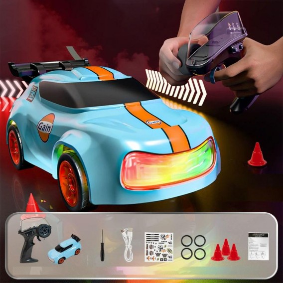Дріфт-машина на радіокеруванні SHT K13 (1:64) Rally Car 2.4G Blue Дріфт-машина на радіокеруванні SHT K13 (1:64) Rally Car 2.4G Blue