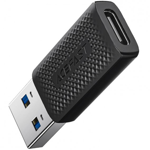 Перехідник Acefast J2 USB Male to Type-C Female USB3.0 Black Перехідник Acefast J2 USB Male to Type-C Female USB3.0 Black