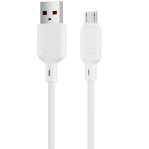 Дата кабель WIWU C086 Stellar USB to MicroUSB 2.1A (1m) White Дата кабель WIWU C086 Stellar USB to MicroUSB 2.1A (1m) White