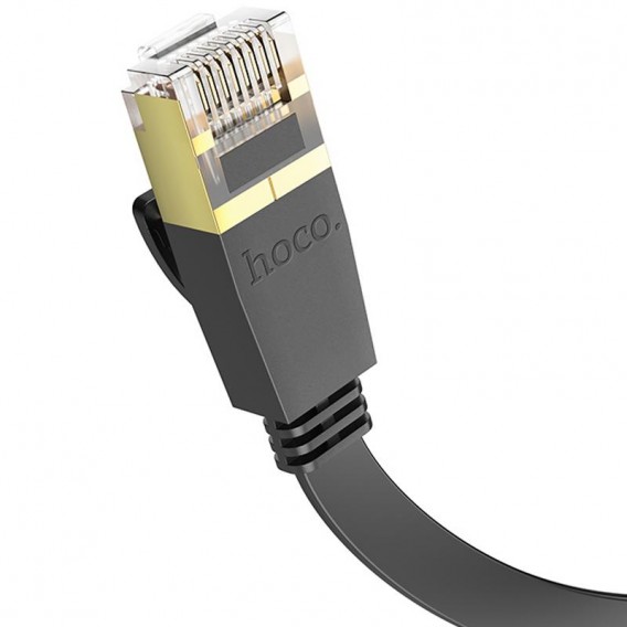 Дата кабель Hoco US07 Level Pro copper gigabit ethernet (1m) Black Дата кабель Hoco US07 Level Pro copper gigabit ethernet (1m) Black