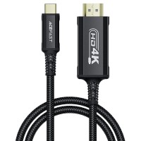 Дата кабель Acefast C1-10 USB-C to HDTV (1.8m) Black