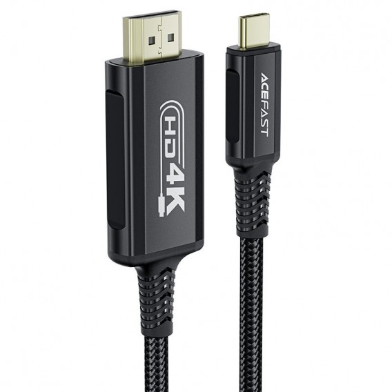 Дата кабель Acefast C1-10 USB-C to HDTV (1.8m) Black
