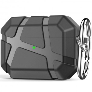 Ударостійкий футляр Titan Armor для навушників Airpods Pro 3 Black