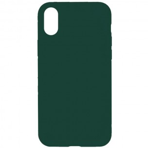 Чохол Silk Full Protective (AA) NO LOGO для Apple iPhone X / XS (5.8") Зелений / Forest green