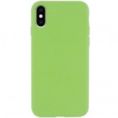 Чехол Silk Full Protective (AA) NO LOGO для Apple iPhone X / XS (5.8") Мятный / Mint
