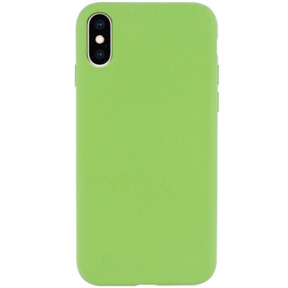 Чохол Silk Full Protective (AA) NO LOGO для Apple iPhone X / XS (5.8") М'ятний / Mint