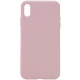 Чехол Silk Full Protective (AA) NO LOGO для Apple iPhone X / XS (5.8") Розовый / Pink Sand