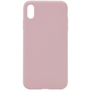 Чохол Silk Full Protective (AA) NO LOGO для Apple iPhone X / XS (5.8") Рожевий / Pink Sand