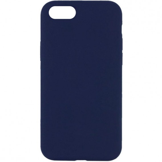 Чохол Silk Full Protective (AA) NO LOGO для Apple iPhone SE (2020) / 7 / 8 (4.7") Темно-синій / Midnight blue