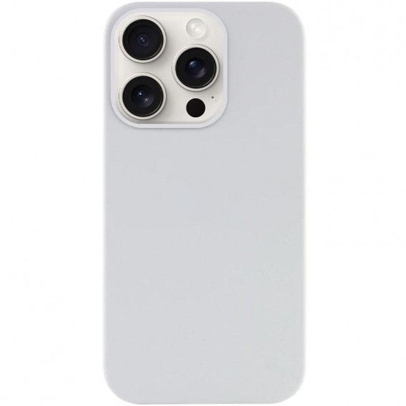 Чохол Silk (AA) NO LOGO with Magnetic Fit для Apple iPhone 15 Pro (6.1") Білий / White