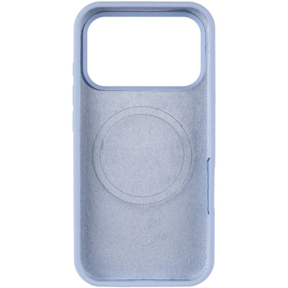 Чехол для iPhone 18 Pro Max / 17 Pro Max Silk (AA) NO LOGO with Magnetic Fit, силикон, Голубой / Lilac Blue Чехол для iPhone 18 Pro Max / 17 Pro Max Silk (AA) NO LOGO with Magnetic Fit, силикон, Голубой / Lilac Blue