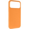 Чехол для iPhone 18 Pro Max / 17 Pro Max Silk (AA) NO LOGO with Magnetic Fit, силикон, Оранжевый / Orange