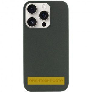 Чохол Silk (AA) NO LOGO with Magnetic Fit для Apple iPhone 16e / 17e (6.1") Зелений / Cyprus Green