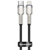 Дата кабель Baseus Cafule Metal Type-C to Lightning PD20W (1m) (CATLJK-A) Чорний