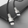 Дата кабель Baseus Cafule Metal Type-C to Lightning PD20W (1m) (CATLJK-A) Чорний