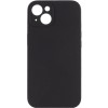 Чохол Silk Full Camera Protective (AA) NO LOGO для Apple iPhone 15 (6.1") Чорний / Black