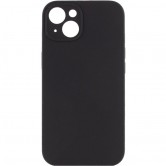 Чехол Silk Full Camera Protective (AA) NO LOGO для Apple iPhone 15 (6.1") Черный / Black