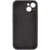 Чохол Silk Full Camera Protective (AA) NO LOGO для Apple iPhone 15 (6.1") Чорний / Black