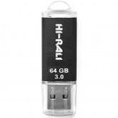 Флеш-накопичувач Hi-Rali Rocket Series USB 3.0 — 64GB Чорний
