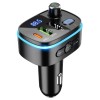 АЗП FM модулятор Hoco E62 PD20W+QC3.0 (2USB-A/1C) Чорний