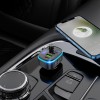 АЗП FM модулятор Hoco E62 PD20W+QC3.0 (2USB-A/1C) Чорний