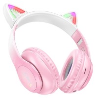 Накладные беспроводные наушники Hoco W42 Cat Cherry blossom Накладные беспроводные наушники Hoco W42 Cat Cherry blossom