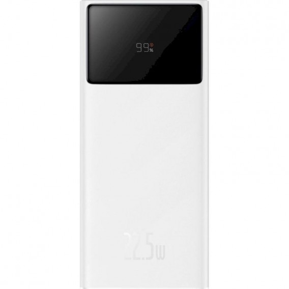 Портативний ЗП Power Bank Baseus EnerFill FP41 PD22.5W 30000 mAh (E0027K) Moon White Портативний ЗП Power Bank Baseus EnerFill FP41 PD22.5W 30000 mAh (E0027K) Moon White