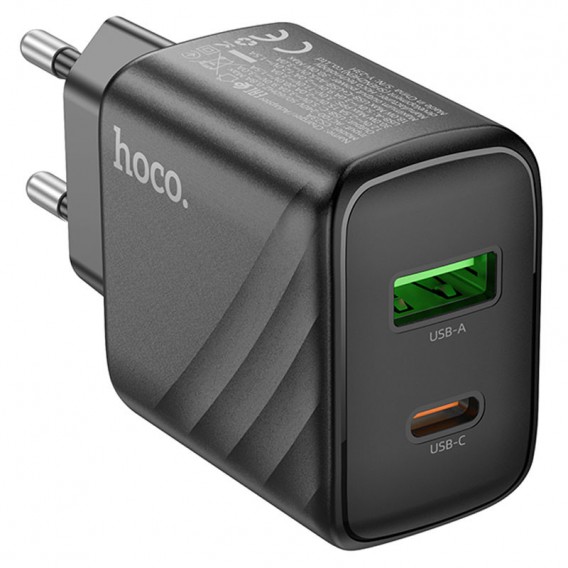 МЗП Hoco CS23A Sunlight PD30W+QC3.0 (1USB-A/1C) Black МЗП Hoco CS23A Sunlight PD30W+QC3.0 (1USB-A/1C) Black