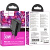 МЗП Hoco CS23A Sunlight PD30W+QC3.0 (1USB-A/1C) Black