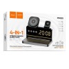БЗП Hoco DWQ03 North 4in1 with alarm clock Black