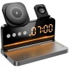 БЗП Hoco DWQ03 North 4in1 with alarm clock Black
